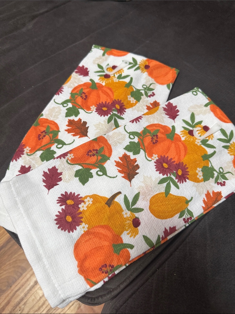 Fall Themed Dish Towls - SET IF TWO